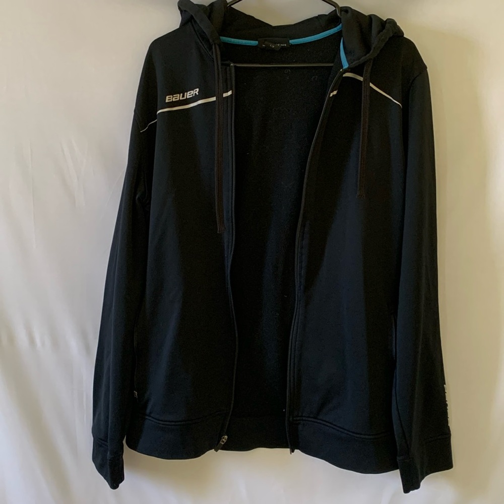 Men’s black Bauer zip up jacket